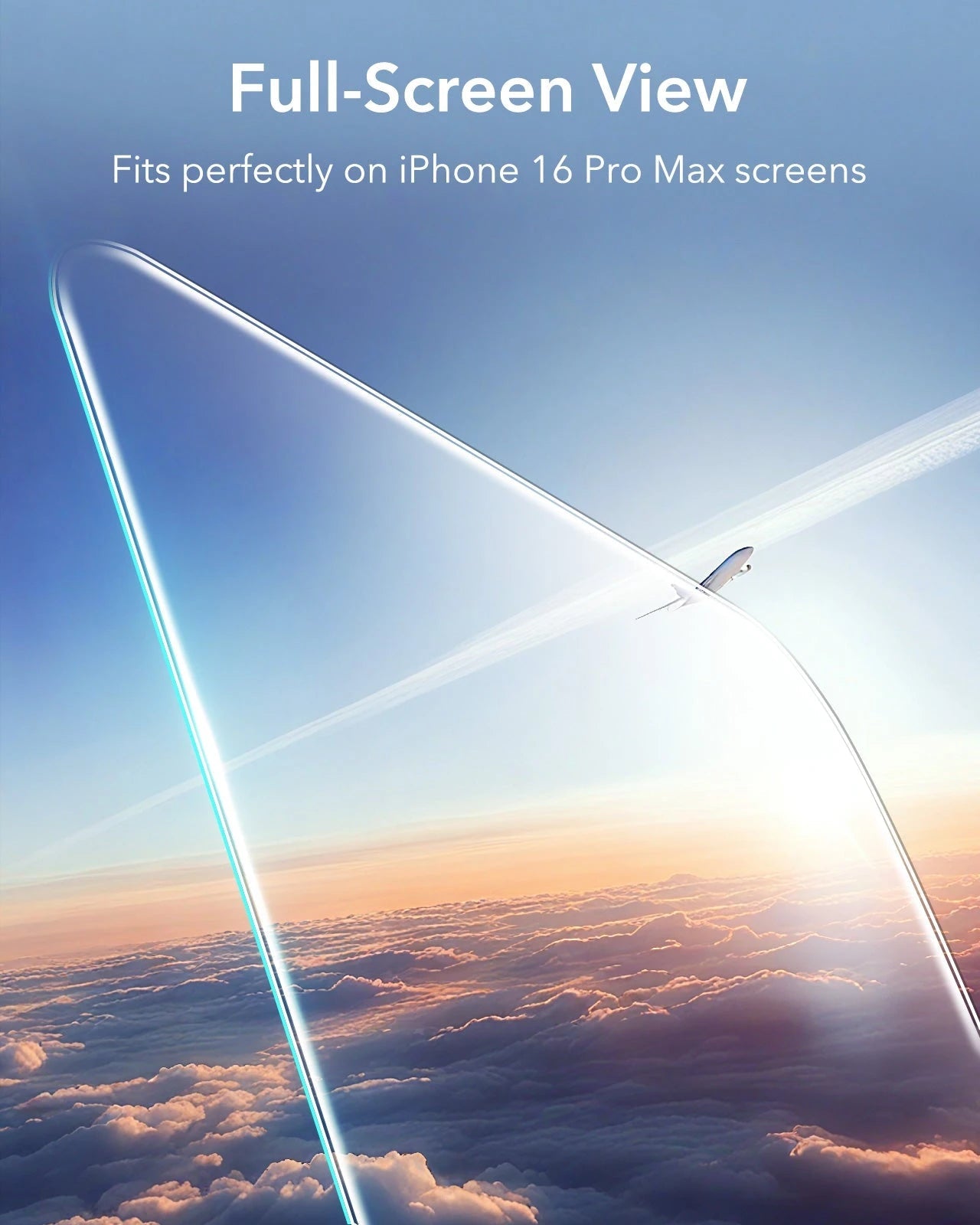 iPhone 16 Pro Max Tempered Glass Screen Protector KF4 1