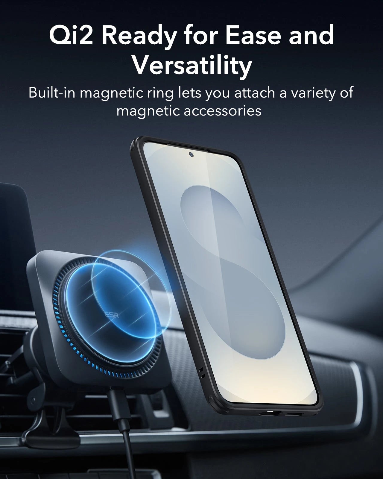 Galaxy S25+ HaloLock Classic Hybrid Case - Frosted Blue ESR ESR