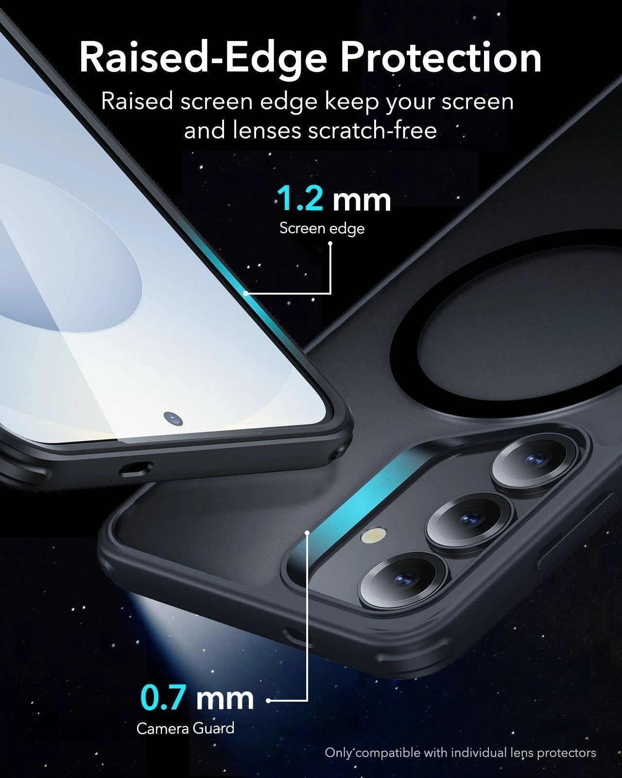 Galaxy S25+ HaloLock Classic Hybrid Case - Frosted Blue ESR ESR