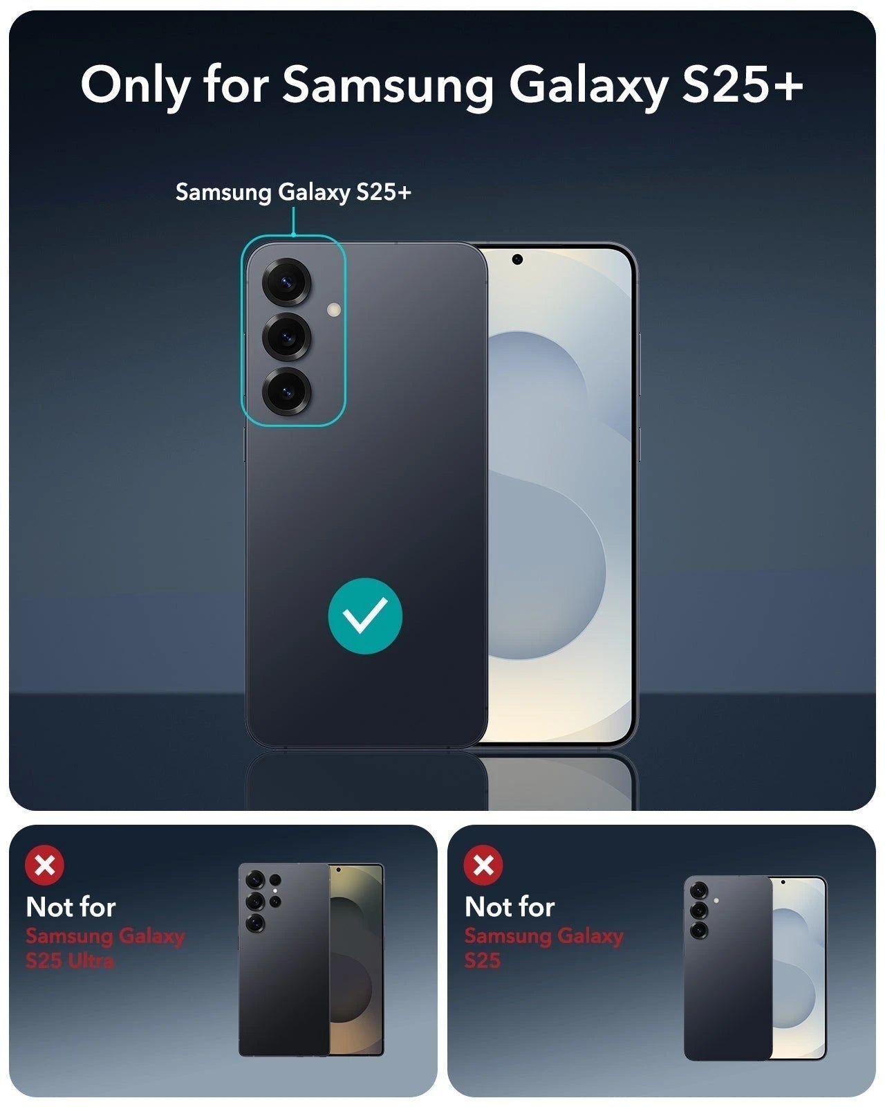 Galaxy S25+ HaloLock Classic Hybrid Case - Frosted Blue ESR ESR