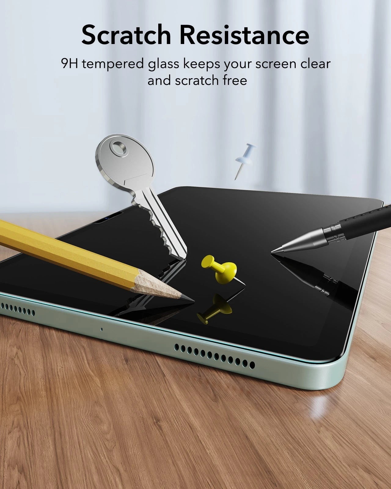 iPad Air 11" (2025) Paper-Feel Tempered-Glass Screen Protector Set - 2 Paper-Feel Tempered-Glass + 2 UltraFit Classic ESR ESR