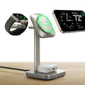 titanium 3 in 1 magsafe desk charging stand