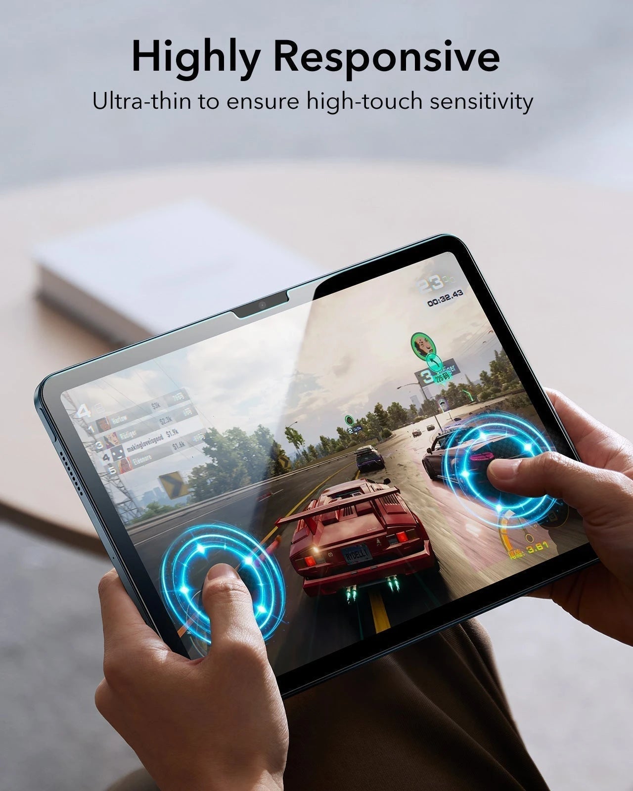 iPad 11" (A16, 2025) Paper-Feel Screen Protector Set - 2 Paper-Feel + 2 UltraFit Classic ESR ESR